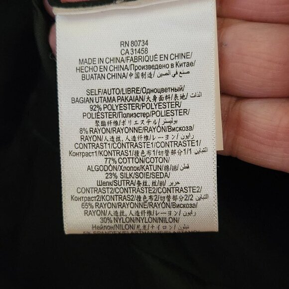 BCBG Max Azria Jaison Fringe Moto Jacket ASO Willa Holland Size S - Picture 13 of 13